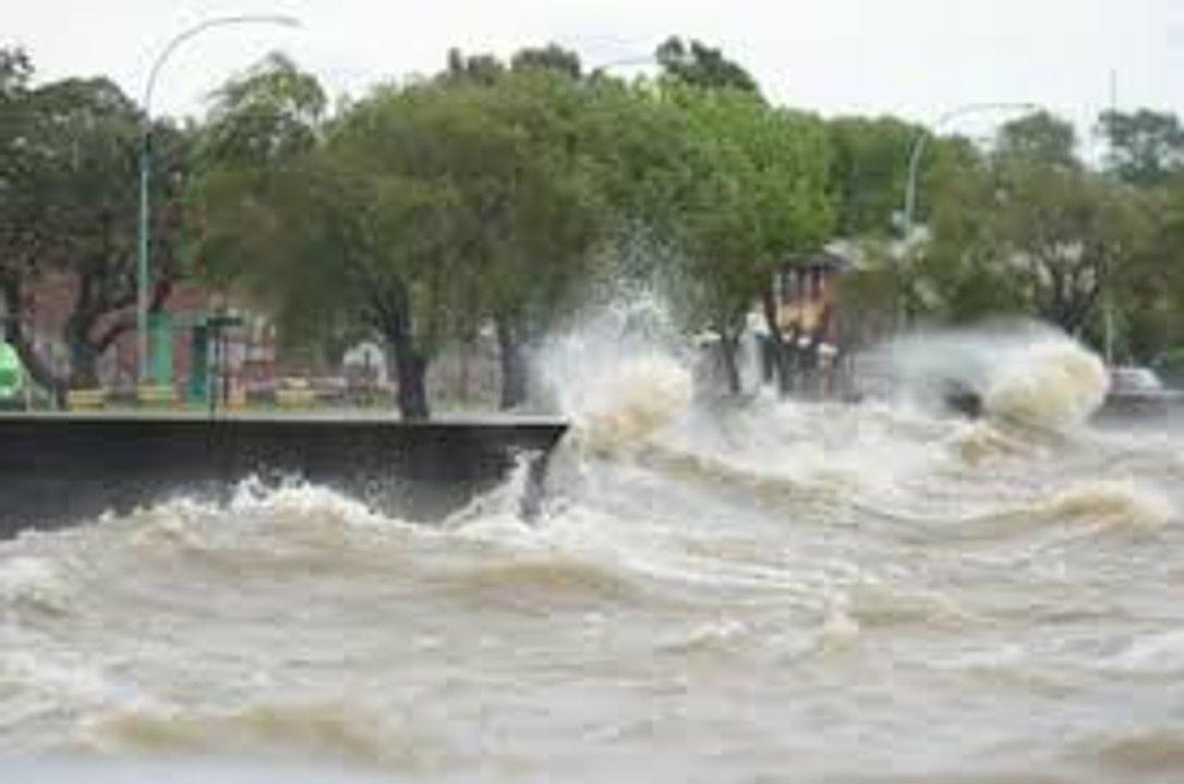 Alerta por la crecida en el Riacuteo de la Plata Zona Costera Norte y Sur del Conurbano Bonaerense