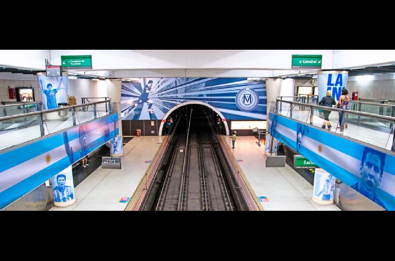 Pocos lo saben- hay una galeriacutea de arte escondida en una estacioacuten del subte de Buenos Aires