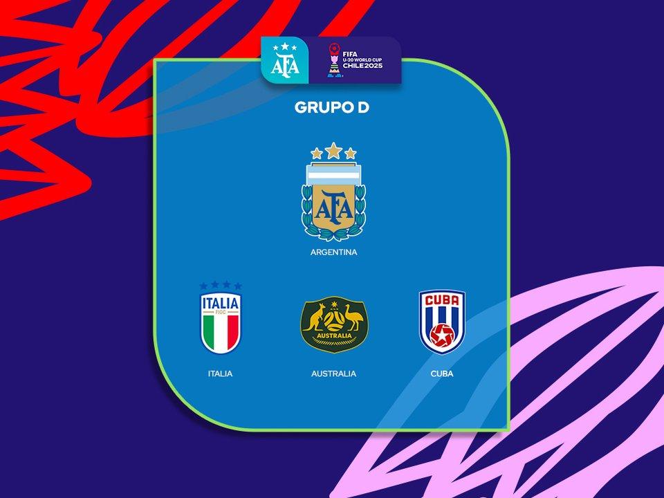 Mundial Sub 20- Argentina compartiraacute grupo con Italia Australia y Cuba