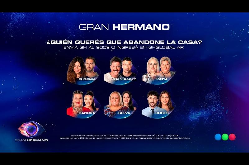 Nominados de Gran Hermano- coacutemo se vota gratis al que quereacutes que se vaya esta semana