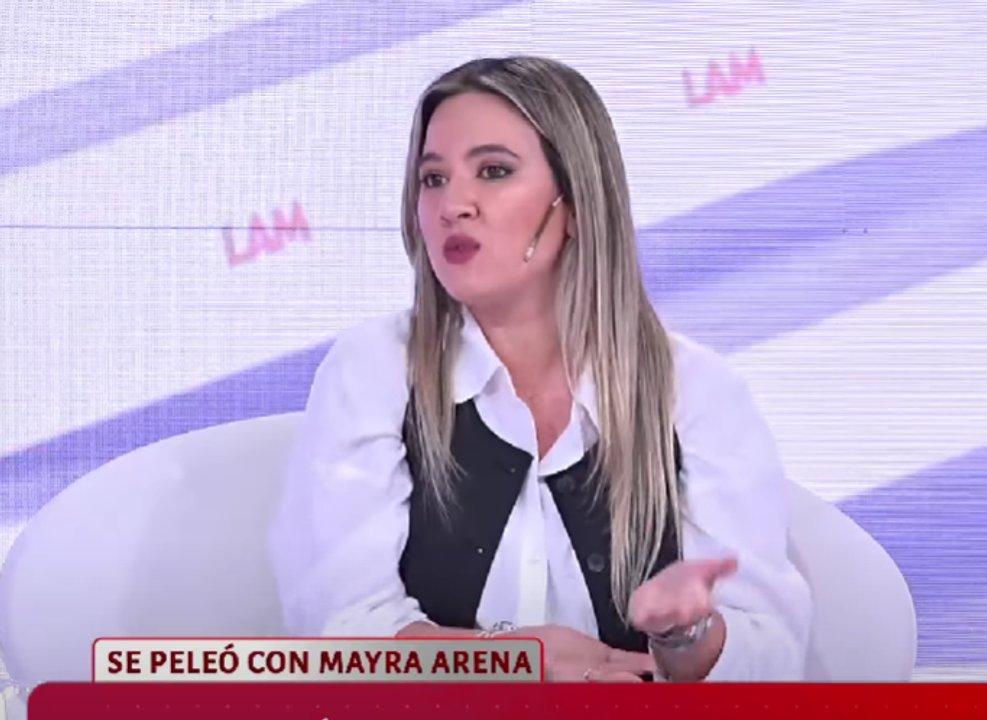 El angustiante momento de Juli Argenta en vivo- sufrioacute un millonario robo virtual