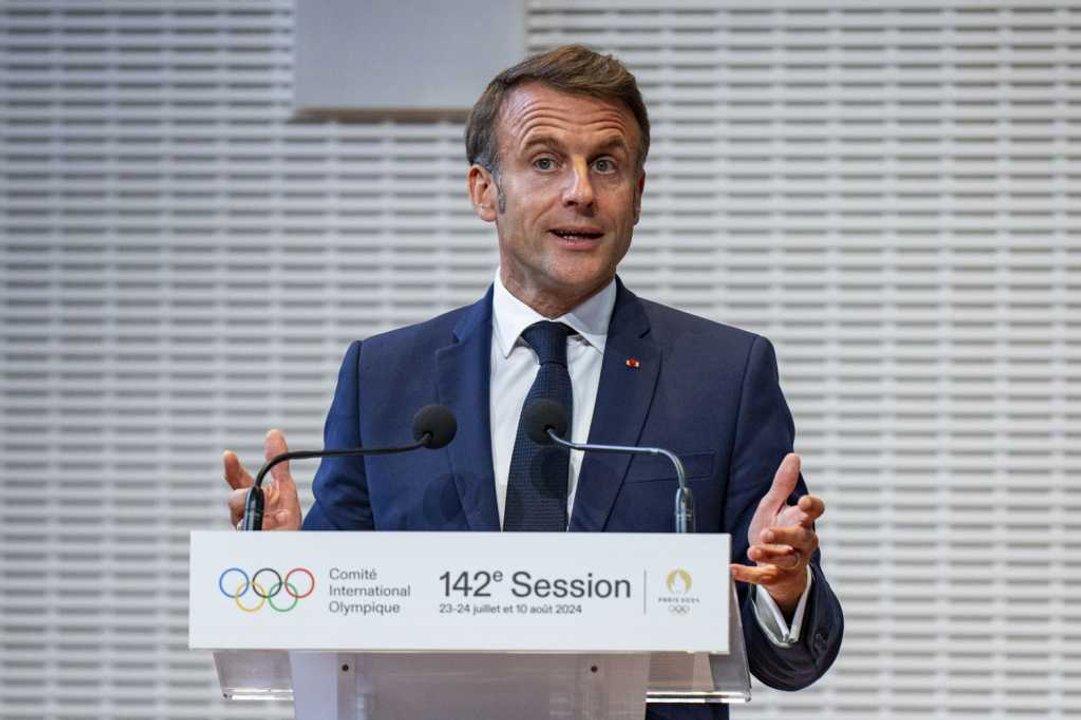 Macron pidioacute en Singapur que Europa endurezca su postura ante Israel