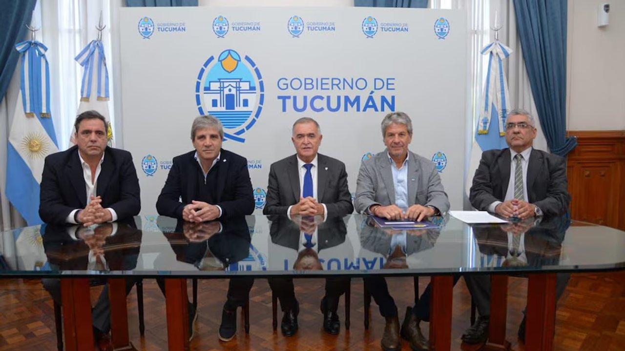 Tucumaacuten tambieacuten se suma al Plan Colchoacuten y Caputo pide que maacutes provincias la imiten