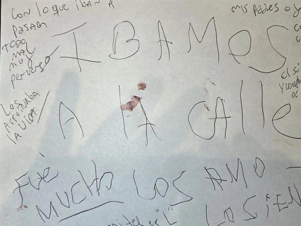 Masacre de Villa Crespo- confirmaron que la carta fue escrita por la madre que matoacute a su familia