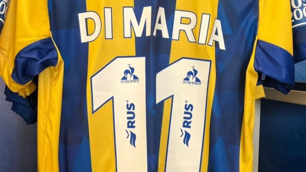 iquestCuaacutento cuesta la camiseta de Aacutengel Di Mariacutea en Rosario Central y coacutemo comprarla