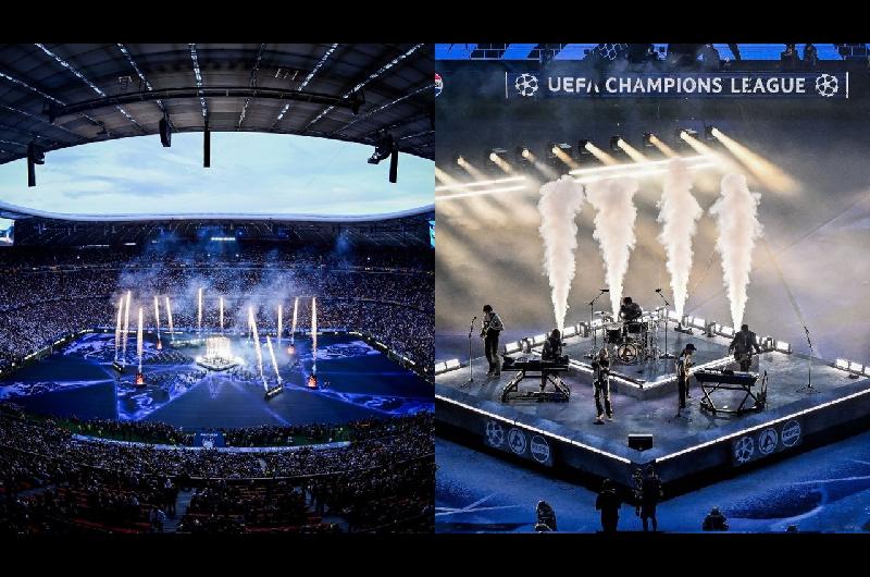 Linkin Park deslumbroacute en la previa de la final de la Champions entre PSG e Inter en Muacutenich