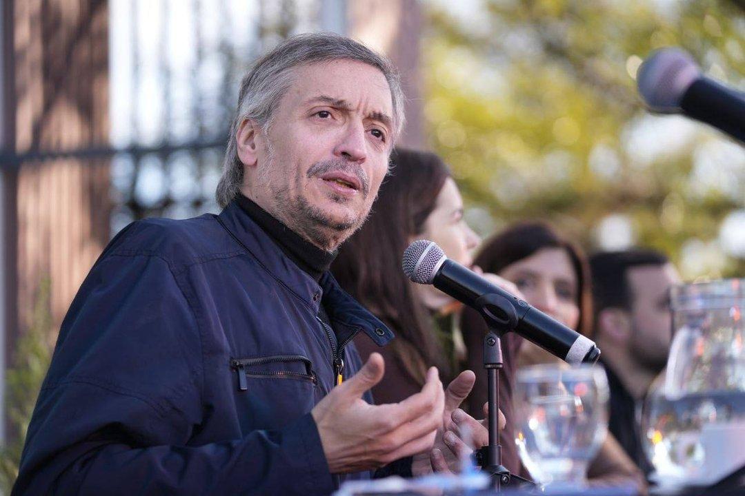Antes del acto kicillofista Maacuteximo Kirchner apuntoacute contra Milei y dejoacute definiciones rumbo a las legislativas