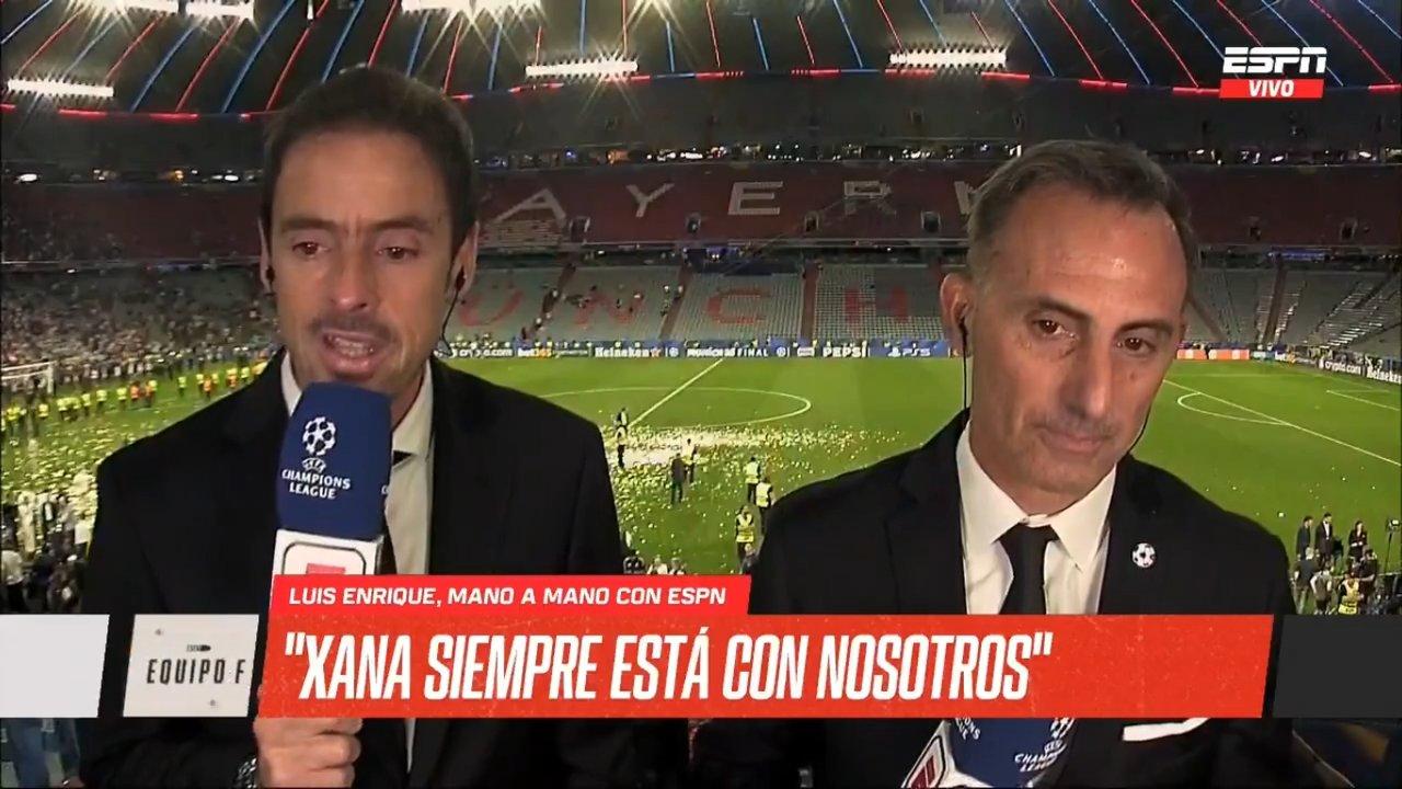 Video- Mariano Closs y Diego Latorre se quebraron en vivo tras la dedicatoria de Luis Enrique a su hija Xana