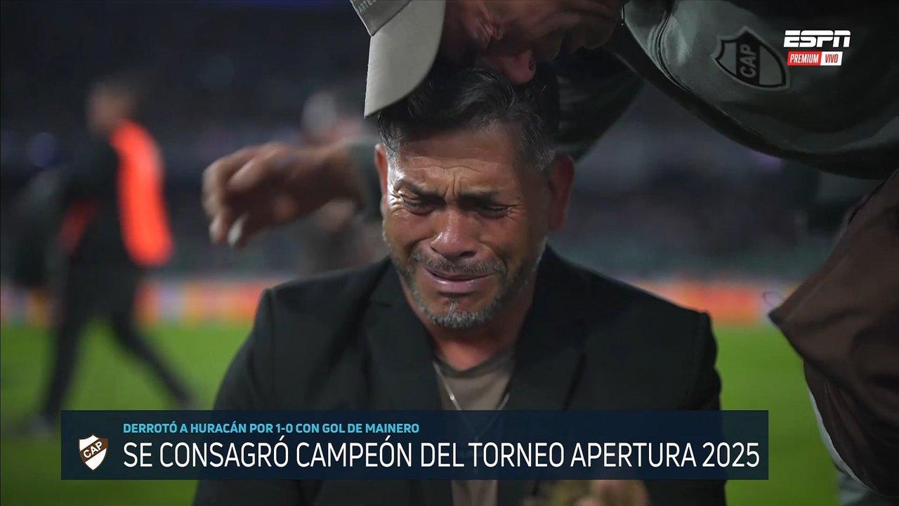 Conmovedor- la emocioacuten de Sergio Goacutemez por el tiacutetulo de Platense
