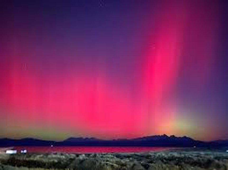 Podriacutean verse auroras australes en la Patagonia
