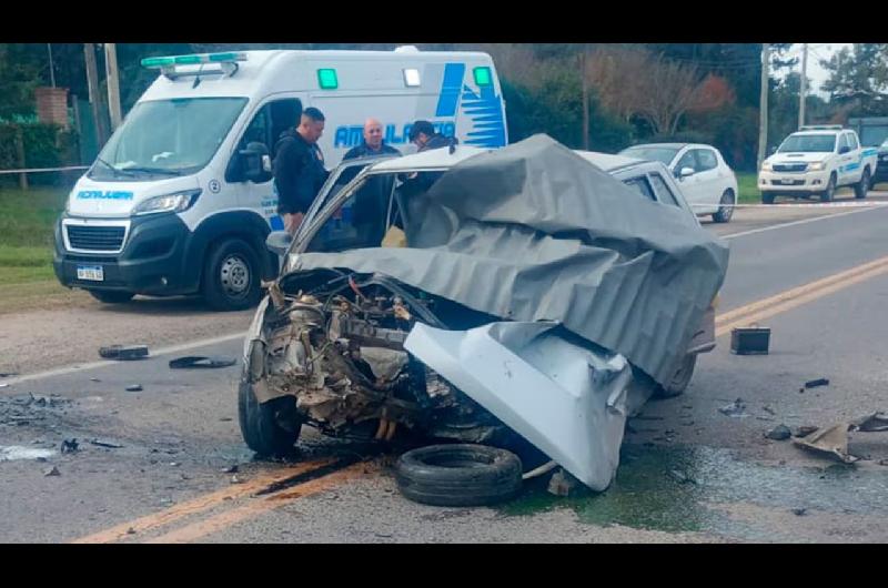 Tragedia en Riacuteo Cuarto- un joven de 25 antildeos murioacute tras un choque frontal en la ruta 36