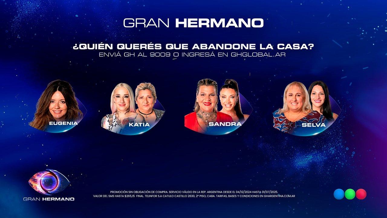 Eliminacioacuten en Gran Hermano- coacutemo se vota gratis al que quereacutes que se vaya este lunes