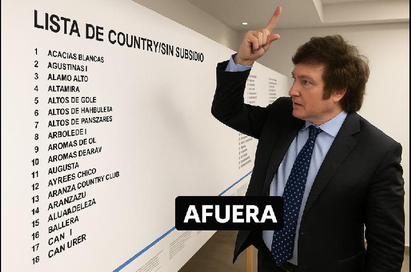 Revisaacute si tu country pierde los subsidios de la luz y el gas que quitoacute el gobierno de Javier Milei
