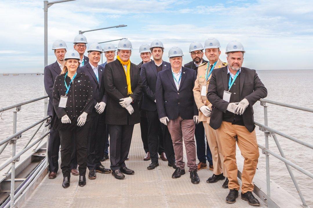 Vaca Muerta- Inauguraron en Puerto Rosales ampliacioacuten de Terminal Portuaria