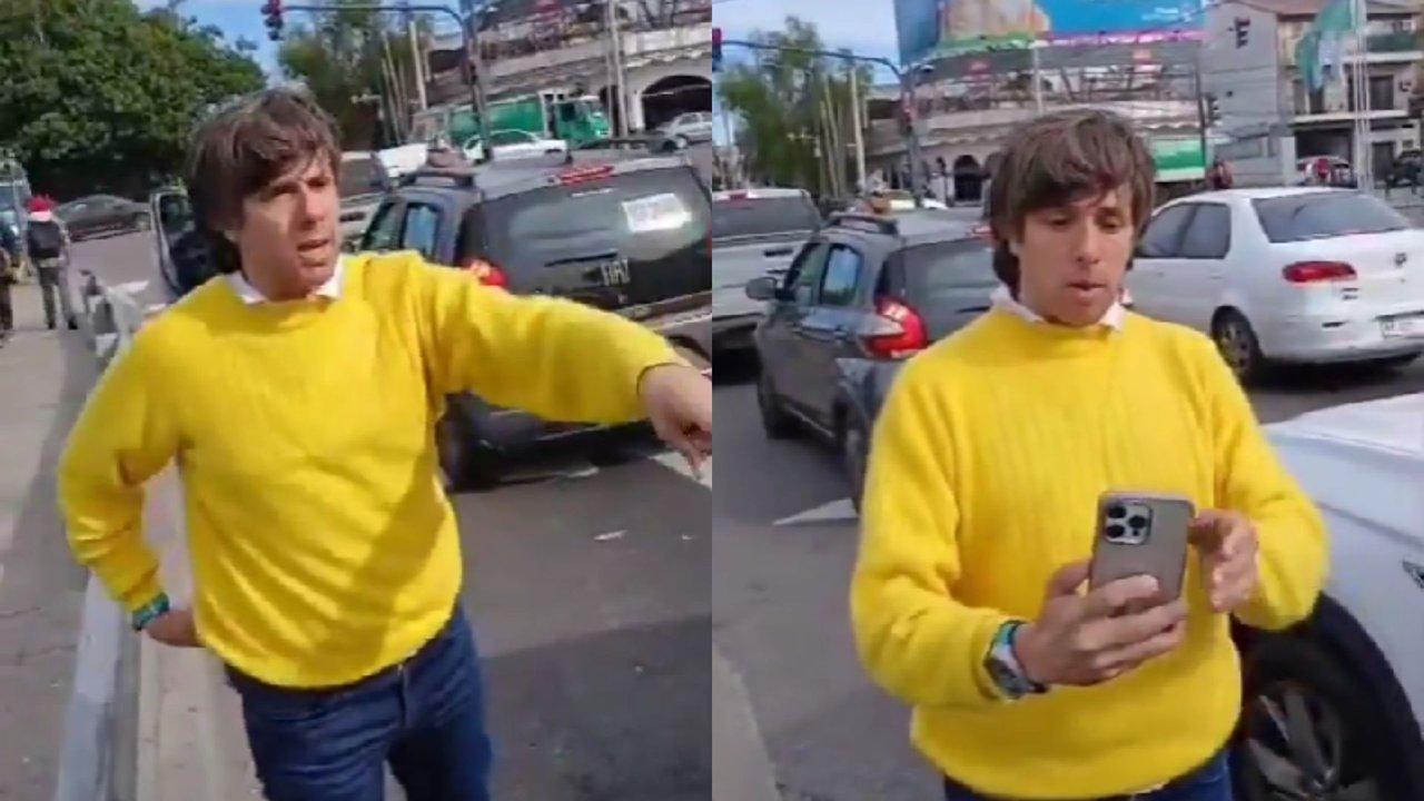 Robertito Funes discutioacute con vendedores ambulantes en un semaacuteforo y los amenazoacute con escracharlos