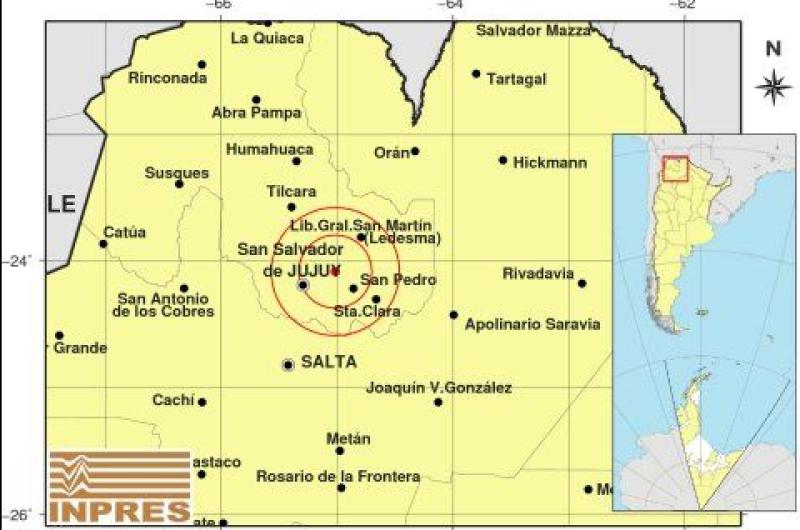 Un sismo deacutebil calificado grado III por el INPRES sorprendioacute a los sampedrentildeos