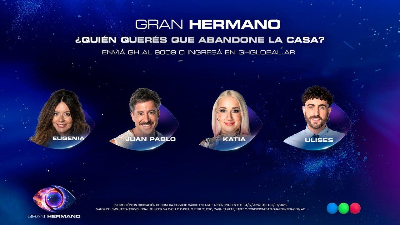 Nominados de Gran Hermano- coacutemo se vota gratis al que quereacutes que se vaya esta semana