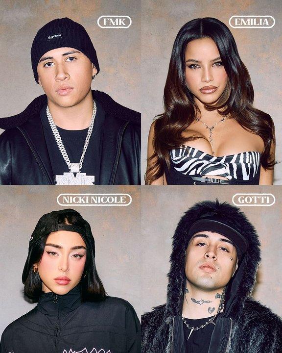 Emilia Mernes estrena una explosiva colaboracioacuten con Nicki Nicole Gotti y FMK