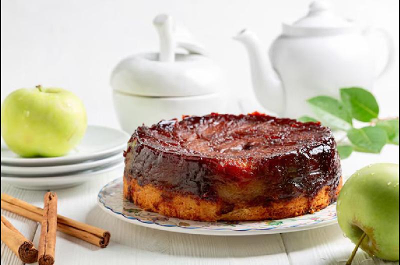 Adioacutes al horno- coacutemo hacer una tarta invertida de manzanas en 15 minutos y queda increiacuteble