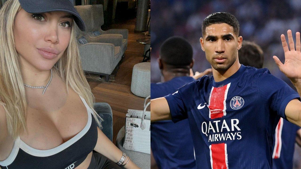 Wanda Nara habloacute sobre su supuesto viacutenculo con Achraf Hakimi el jugador del PSG