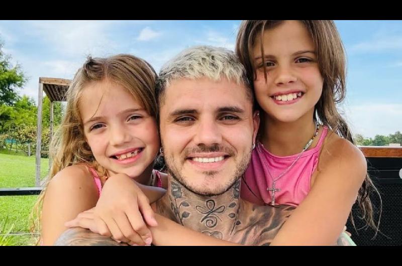 Con Wanda Nara en Ibiza Mauro Icardi denuncioacute el desamparo de sus hijas 