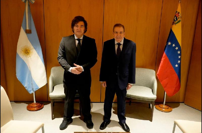 Javier Milei se reunioacute con Edmundo Gonzaacutelez Urrutia en Madrid