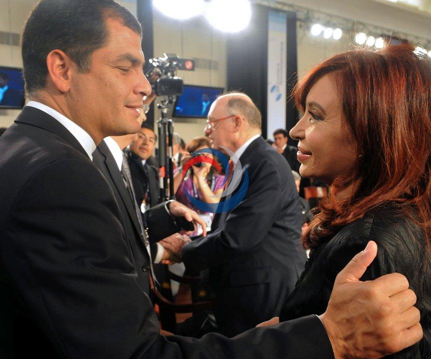 Evo Morales y Rafael Correa se solidarizaron con Cristina Kirchner