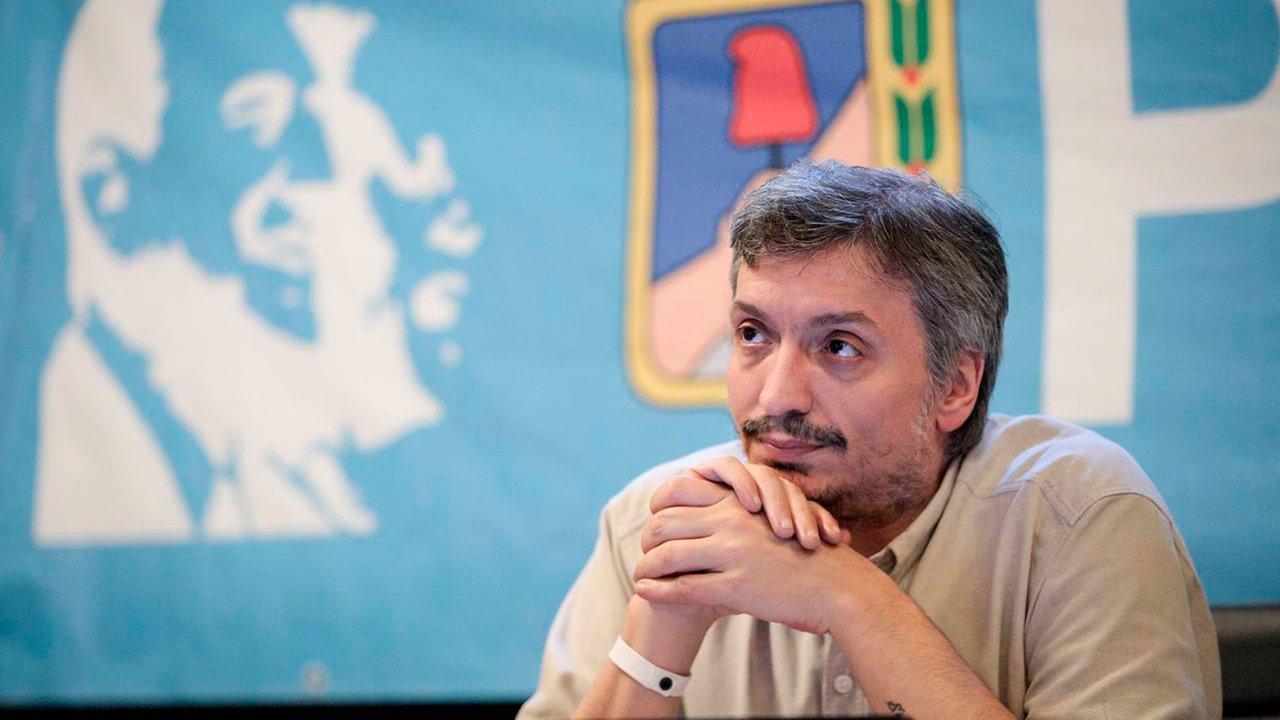 Maacuteximo Kirchner- ldquoCristina estaacute muy firmerdquo