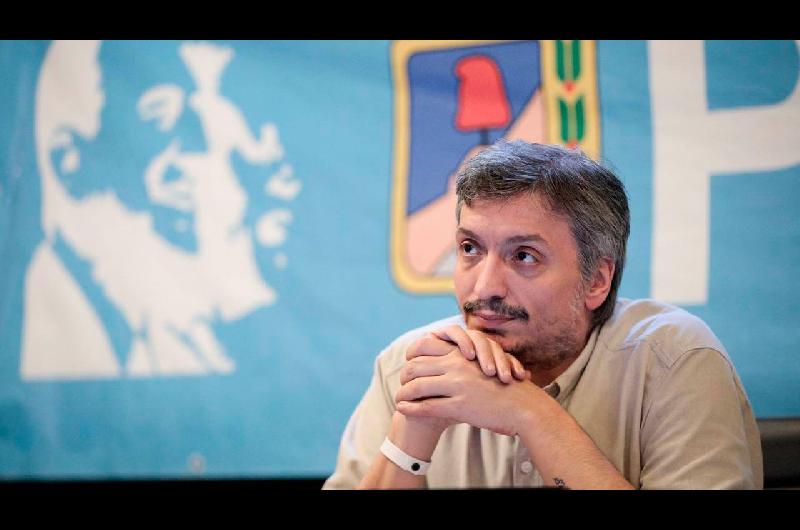 Maacuteximo Kirchner- ldquoCristina estaacute muy firmerdquo