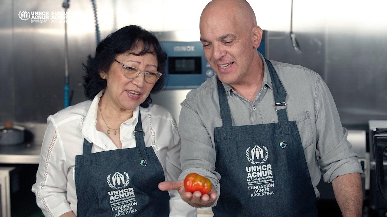 Refugiadas de Peruacute Venezuela Haitiacute y Armenia cocinaron platos tiacutepicos y contaron sus historias