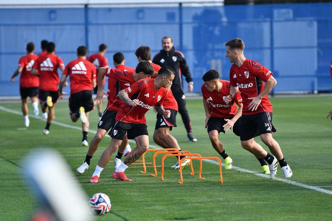 River tuvo su primera praacutectica en Estados Unidos y un titular seriacutea suplente en este Mundial de Clubes