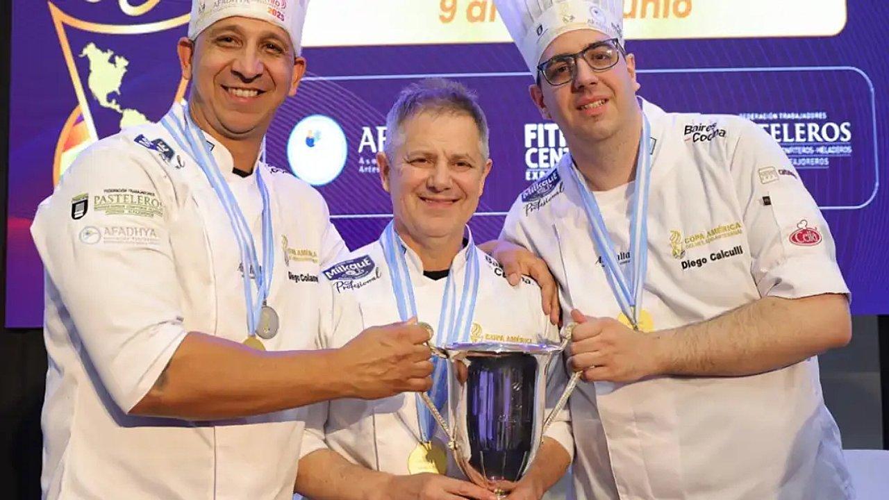 A lo Messi- la Seleccioacuten argentina de helado artesanal salioacute campeona de Ameacuterica y ahora va por el Mundial