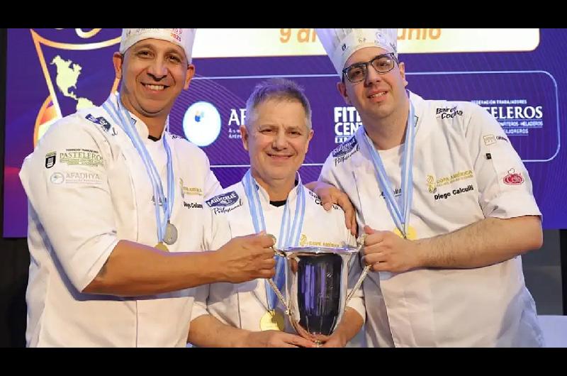 A lo Messi- la Seleccioacuten argentina de helado artesanal salioacute campeona de Ameacuterica y ahora va por el Mundial