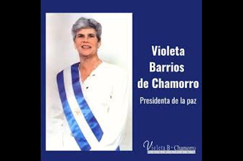 Murioacute la ex presidenta de Nicaragua Violeta Barrios de Chamorro a los 95 antildeos