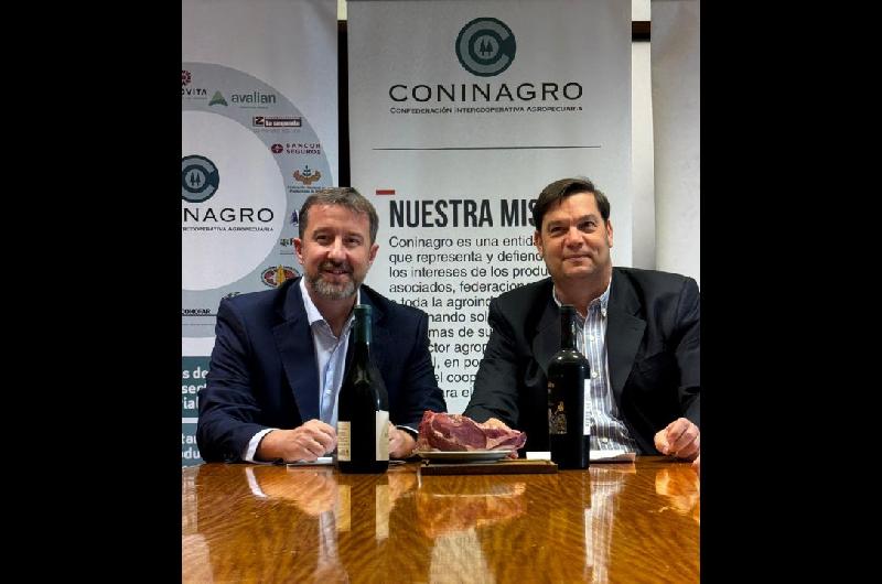 Productores de carne vacuna y de vinos unen fuerzas para promocionar ambos productos claves en el exterior