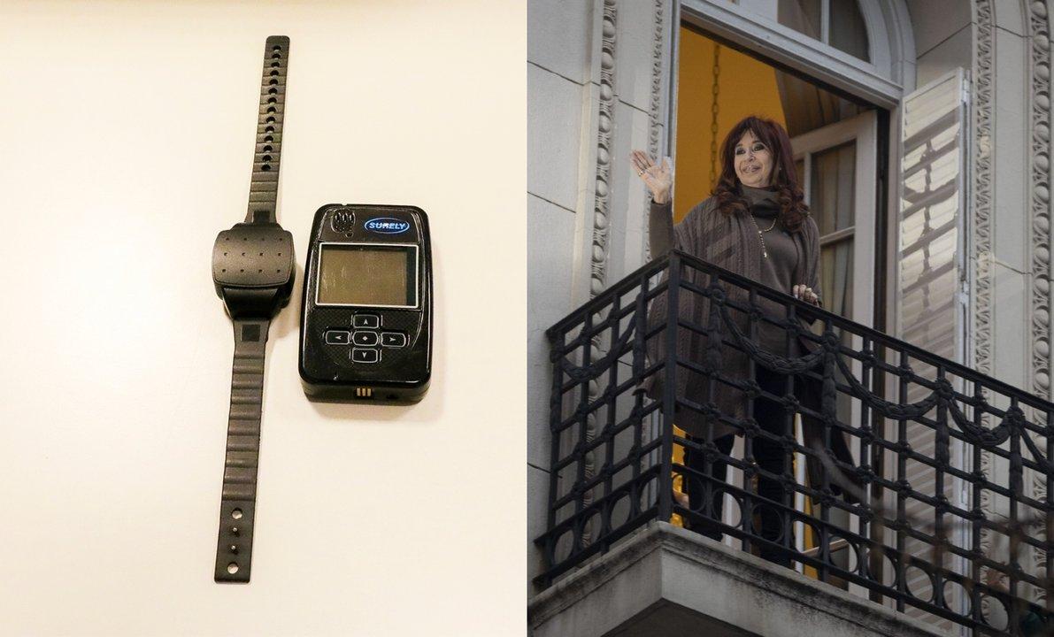 Cristina Kirchner con tobillera electroacutenica- la condicioacuten que le impuso la Justicia para la domiciliaria