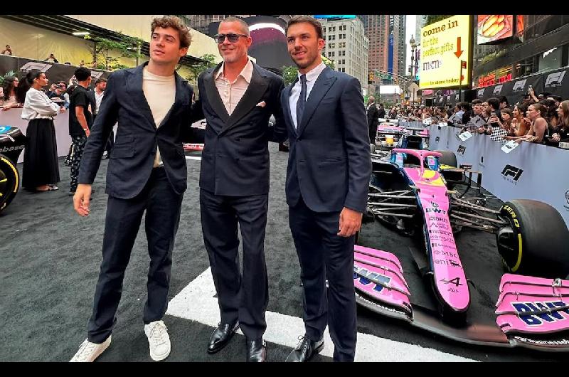 Cada uno va con el 1 que puede- Franco Colapinto estuvo presente en la premiere de la peliacutecula de la F1