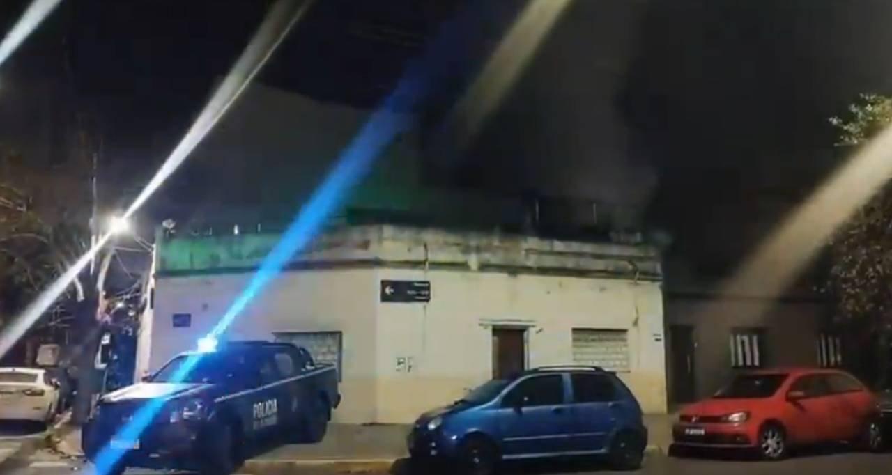 Incendio en una casa de Villa Devoto