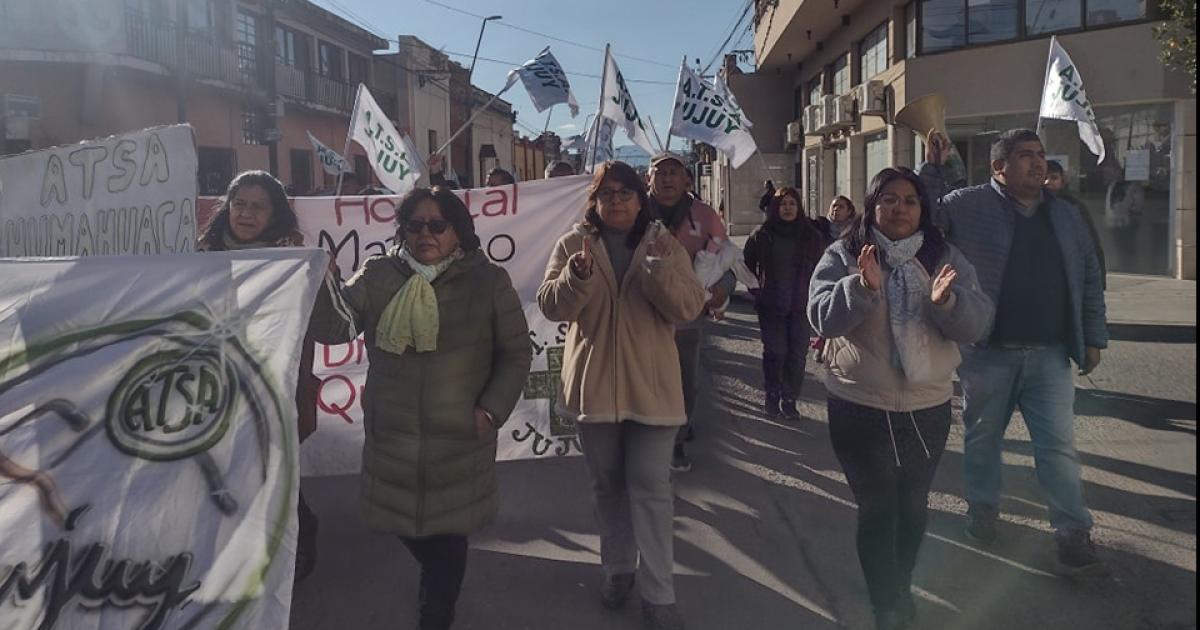 ATSA se movilizoacute en rechazo al aumento salarial