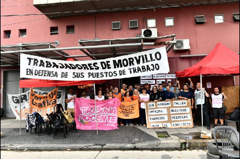Puente Pueyrredoacuten- trabajadores de una graacutefica reclaman que Kicillof garantice su continuidad laboral