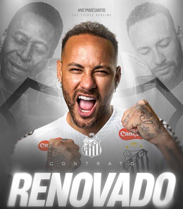 Neymar seguiraacute en Santos hasta fin de antildeo- ldquoDonde todo comenzoacute Donde nunca terminaraacuterdquo