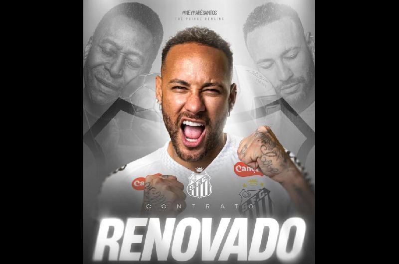 Neymar seguiraacute en Santos hasta fin de antildeo- ldquoDonde todo comenzoacute Donde nunca terminaraacuterdquo