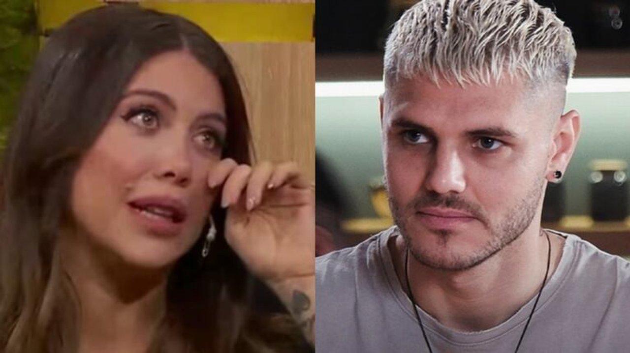 Escaacutendalo y llanto- el juez fue a la casa de Wanda Nara