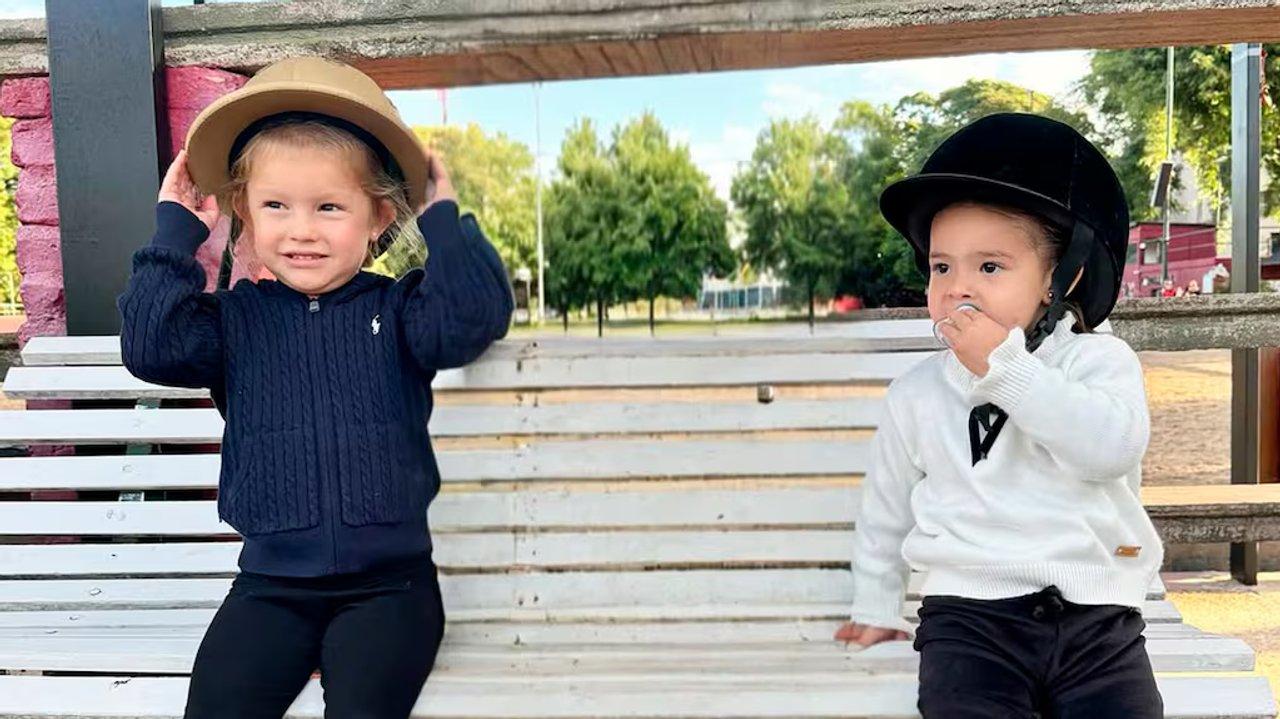 La inesperada amistad de las hijas de Pampita y Burlando- la tierna actividad que las unioacute