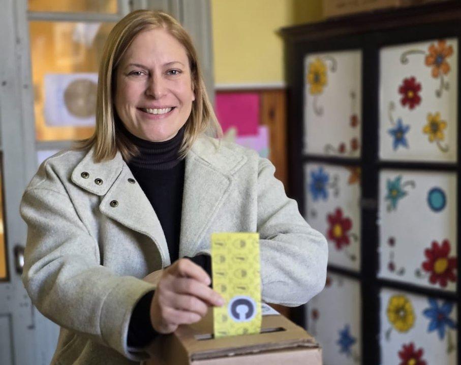 La vicegobernadora Gisela Scaglia dijo que hoy se elige el presente y el futuro de nuestras ciudades