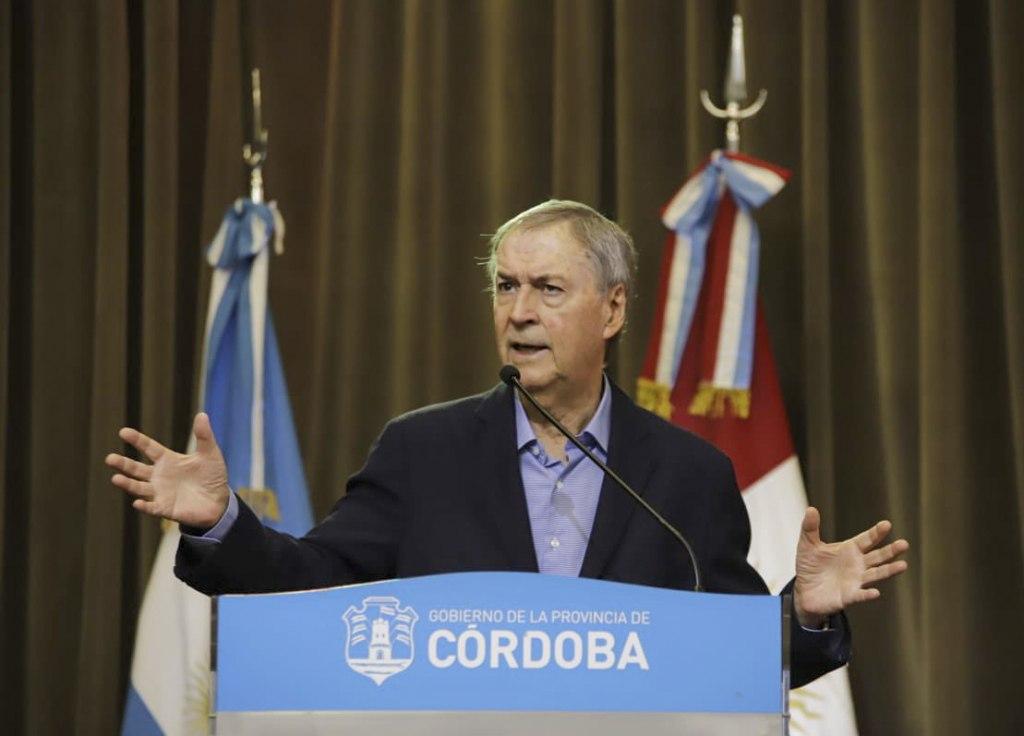 A un diacutea de que venza el plazo de la baja de retenciones Juan Schiaretti pidioacute la eliminacioacuten por completo