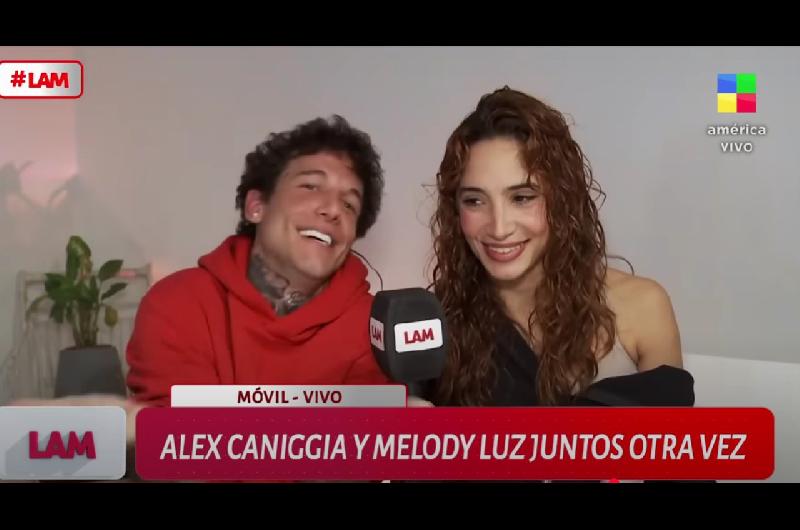 La extrantildea condicioacuten que le puso Melody Luz a Alex Caniggia para volver a estar en pareja