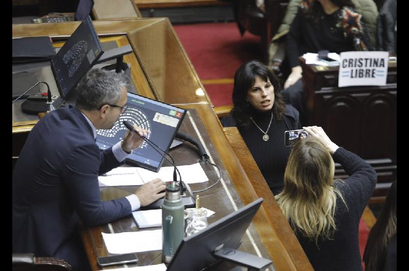 Escaacutendalo y bochorno en Diputados- diputados K fueron a buscar a Espert y la sesioacuten terminoacute a los empujones