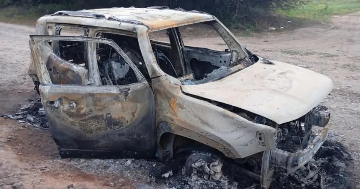 Pareja calcinada en Pozo Cavado- la mujer murioacute de un disparo y eacutel intoxicado