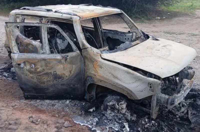 Pareja calcinada en Pozo Cavado- la mujer murioacute de un disparo y eacutel intoxicado